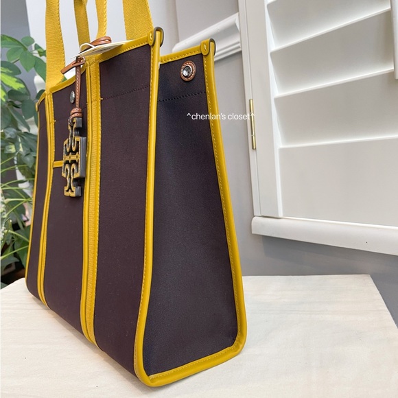 🔥NeW! Tory Burch Twill Tory Tote - Picture 10 of 13